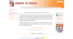 Desktop Screenshot of networkofschools.eu